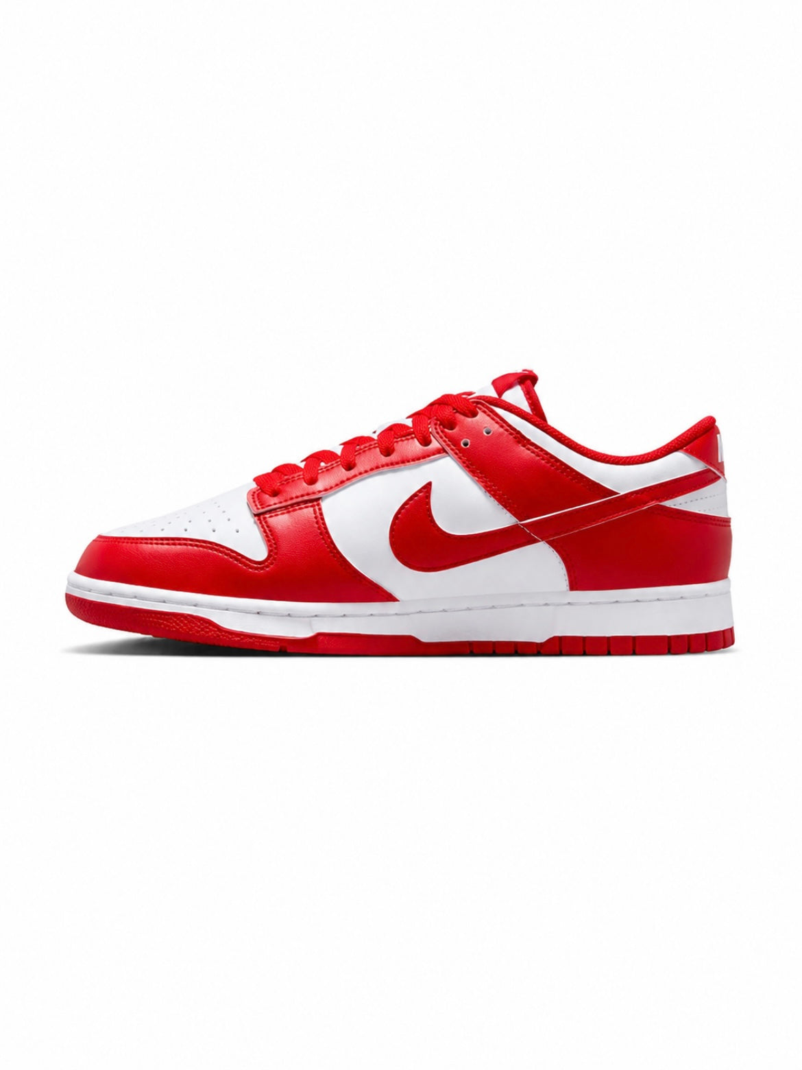 Nike Men's Dunk Low Retro White/Red Casual Sneakers