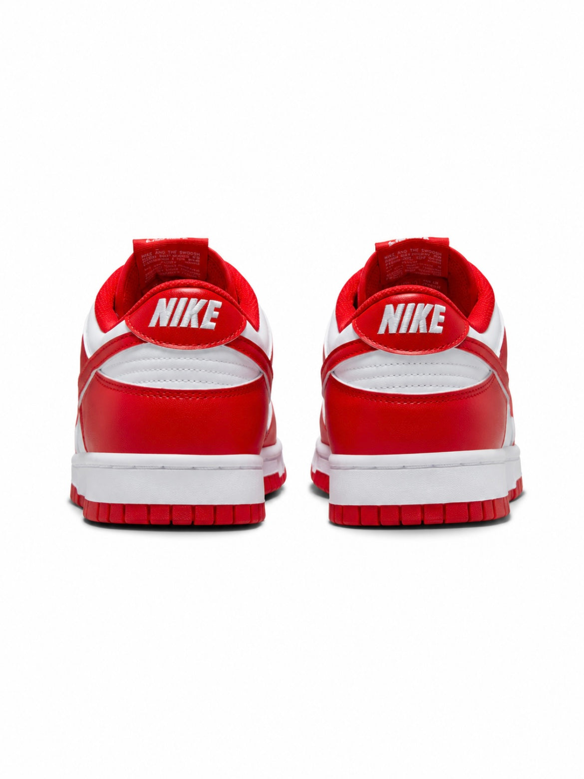 Nike Men's Dunk Low Retro White/Red Casual Sneakers